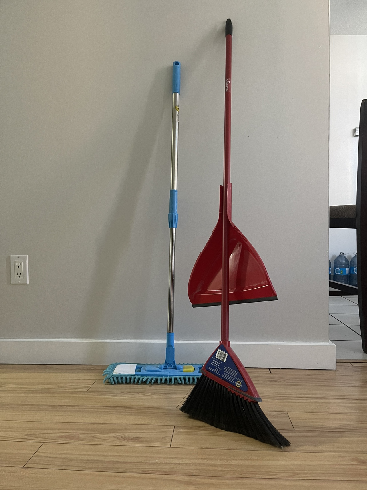 Broom, Mop and Dustpan Set