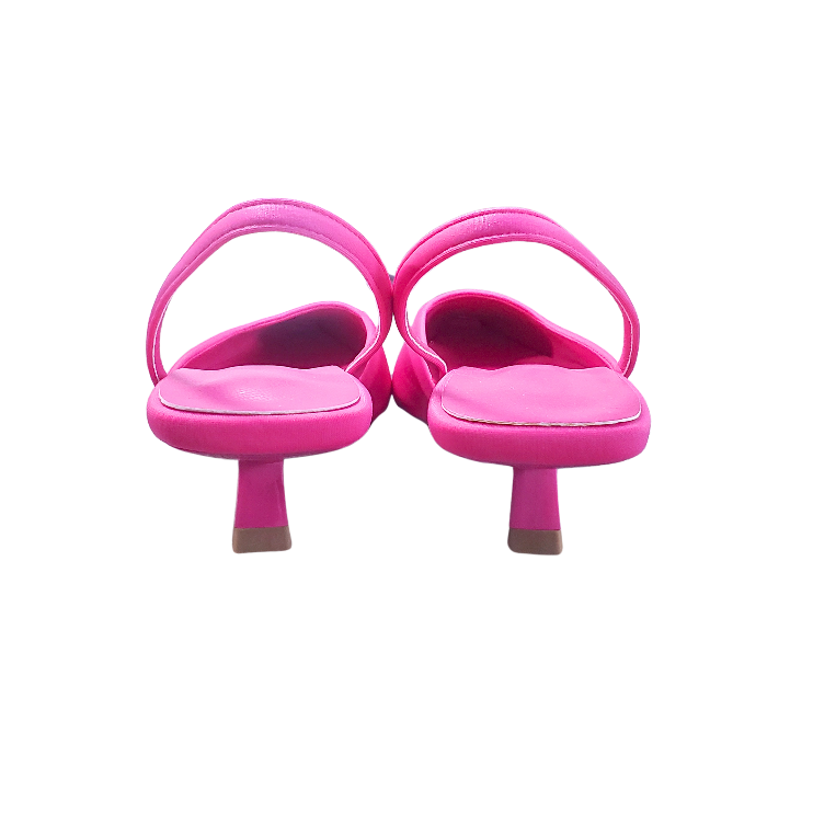 Matte Fuschia Slingback Kitten Heels - photo 5