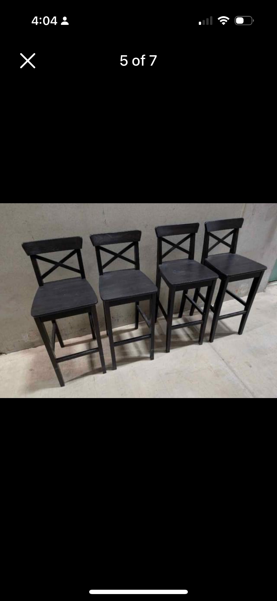 Ikea Bjursta Bar table and chairs (4) - photo 4