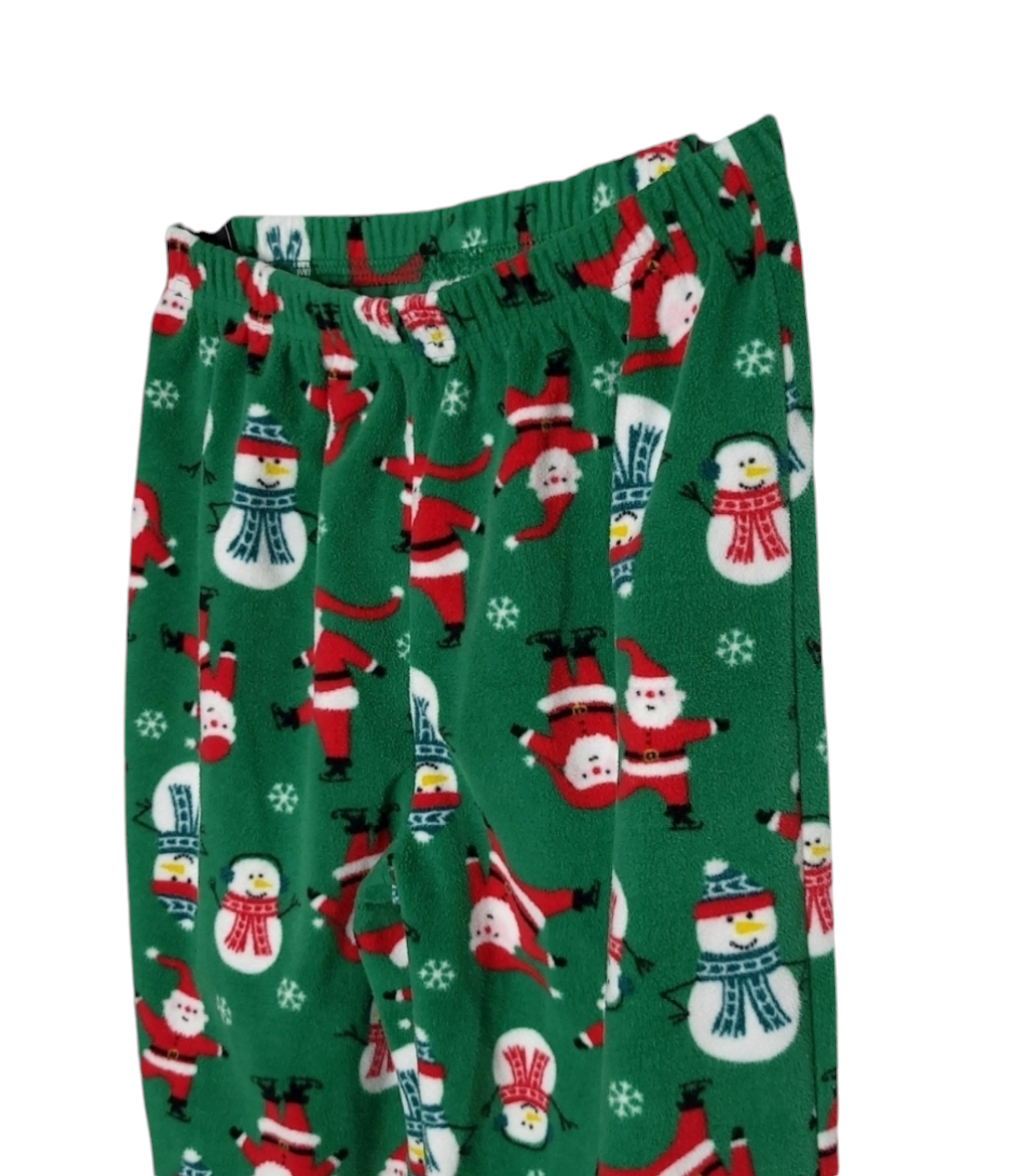 Carter's Boys Size 8 Green Fleece Christmas Pajama Pants image indicator(2)