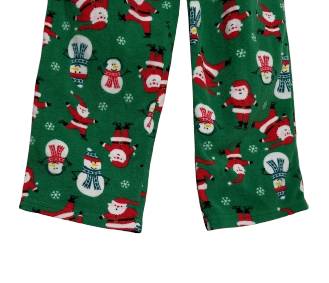 Carter's Boys Size 8 Green Fleece Christmas Pajama Pants image indicator(4)