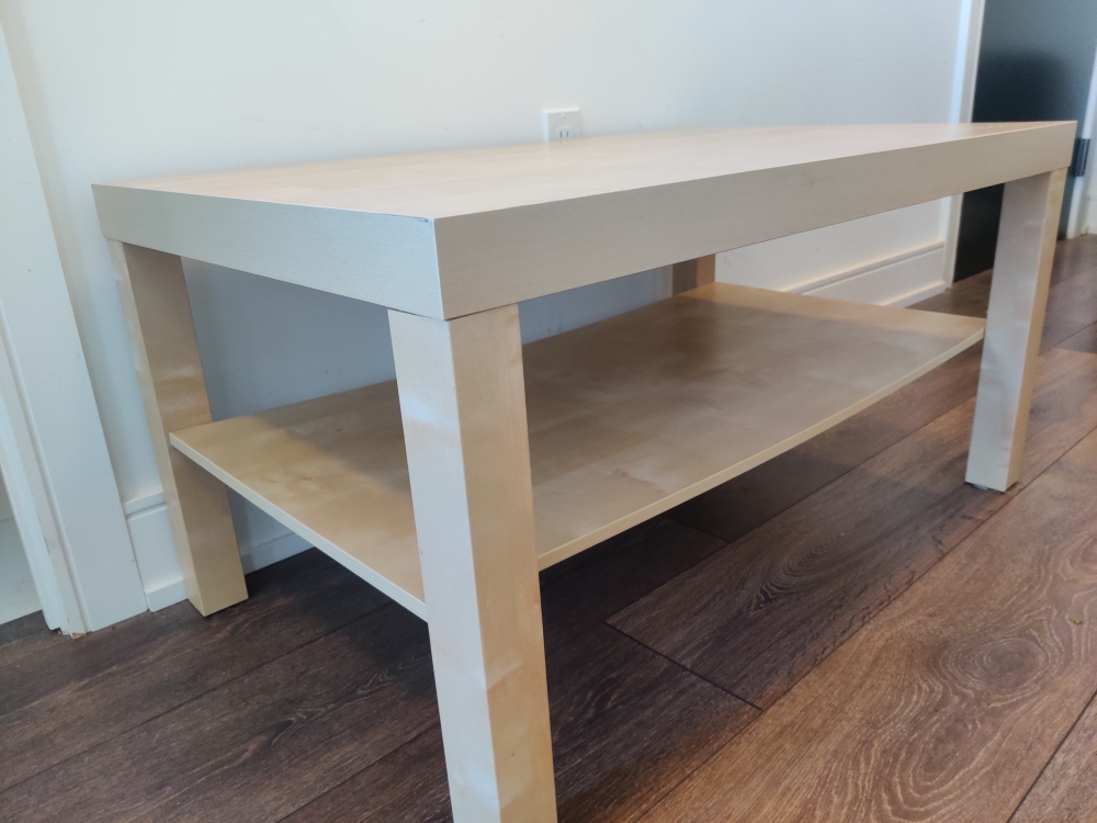 IKEA wooden coffee table - photo 2