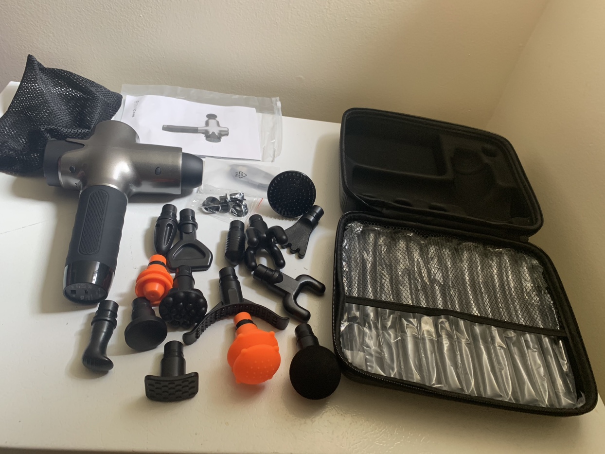 Massage Gun, LCD touch display, 3300mAh lithium Battery 🔋 - photo 2