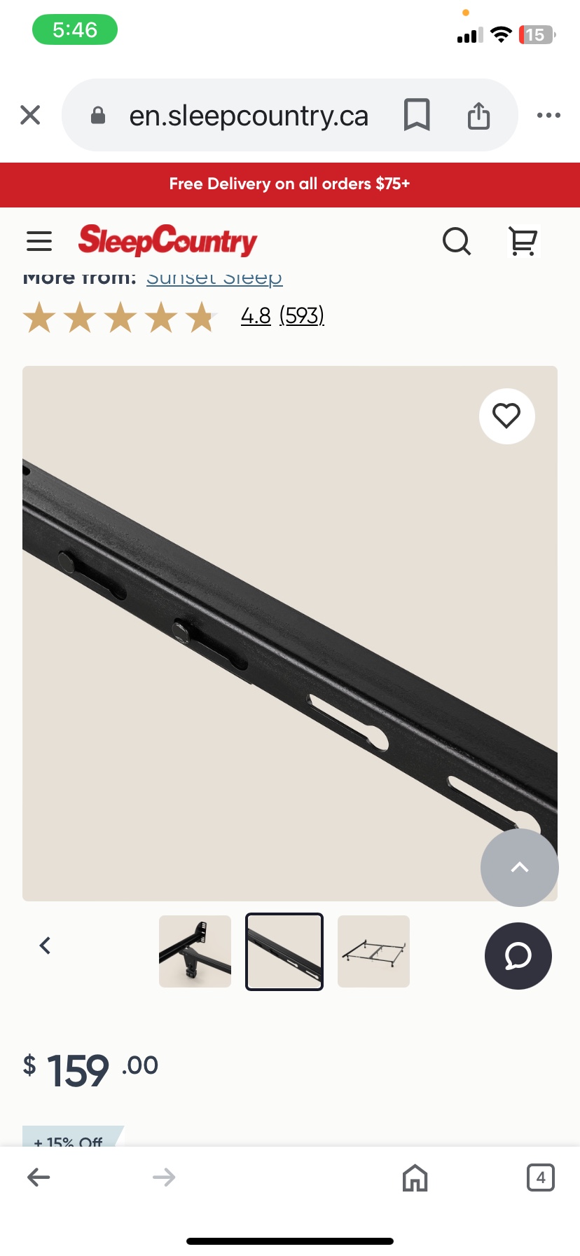 Heavy Duty Adjustable Bed Frame - photo 3