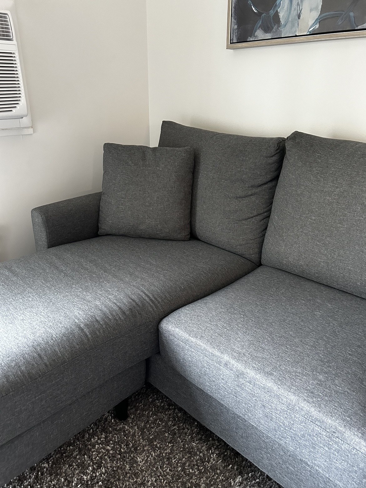 Sectional Couch with Reversible chaise - photo 3