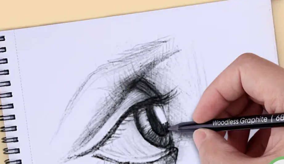 Artistic Series 12 Sketching Pencils With Sketch Book image indicator(10)