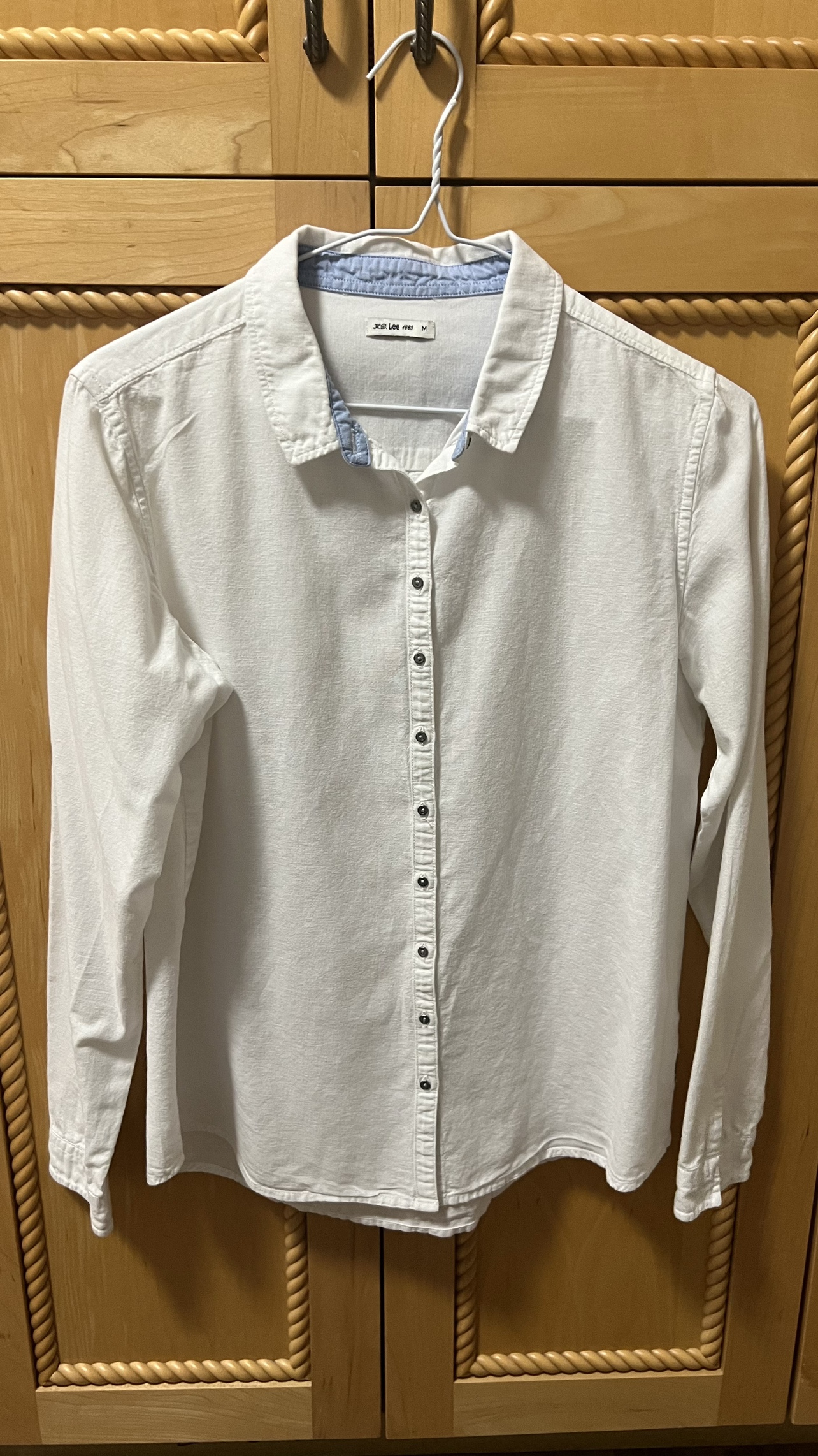 White Long Sleeve Button Up Shirt