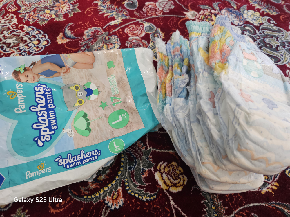 92  Diapers -  Pampers(Size 6) Swim pants size L - photo 3