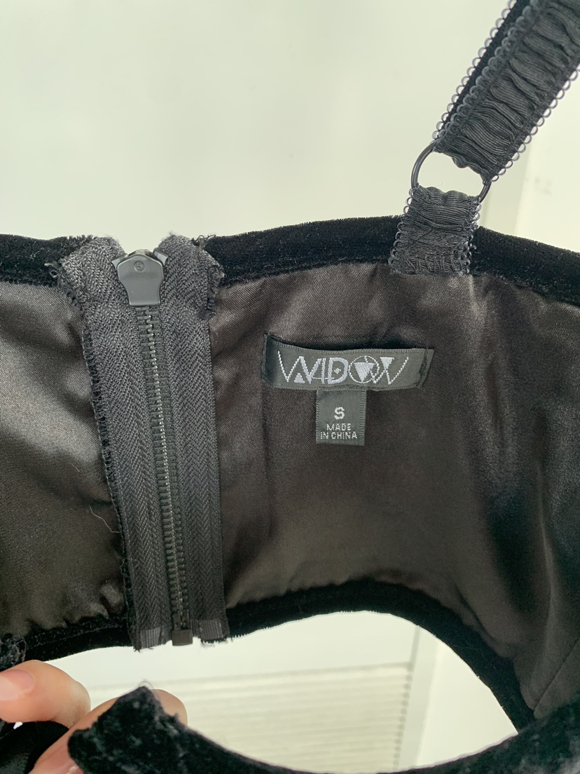 Black Velvet Corset Top🌙 image indicator(3)