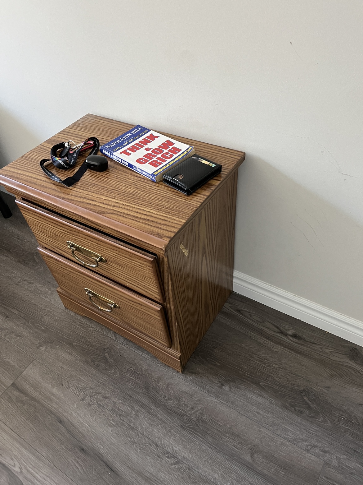 Two Drawer Nightstand - photo 2