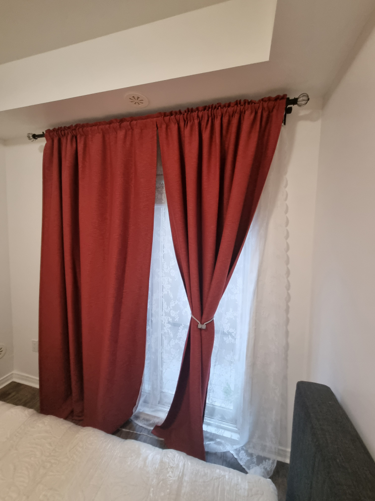 A set of Red Room Darkening Curtains - photo 2