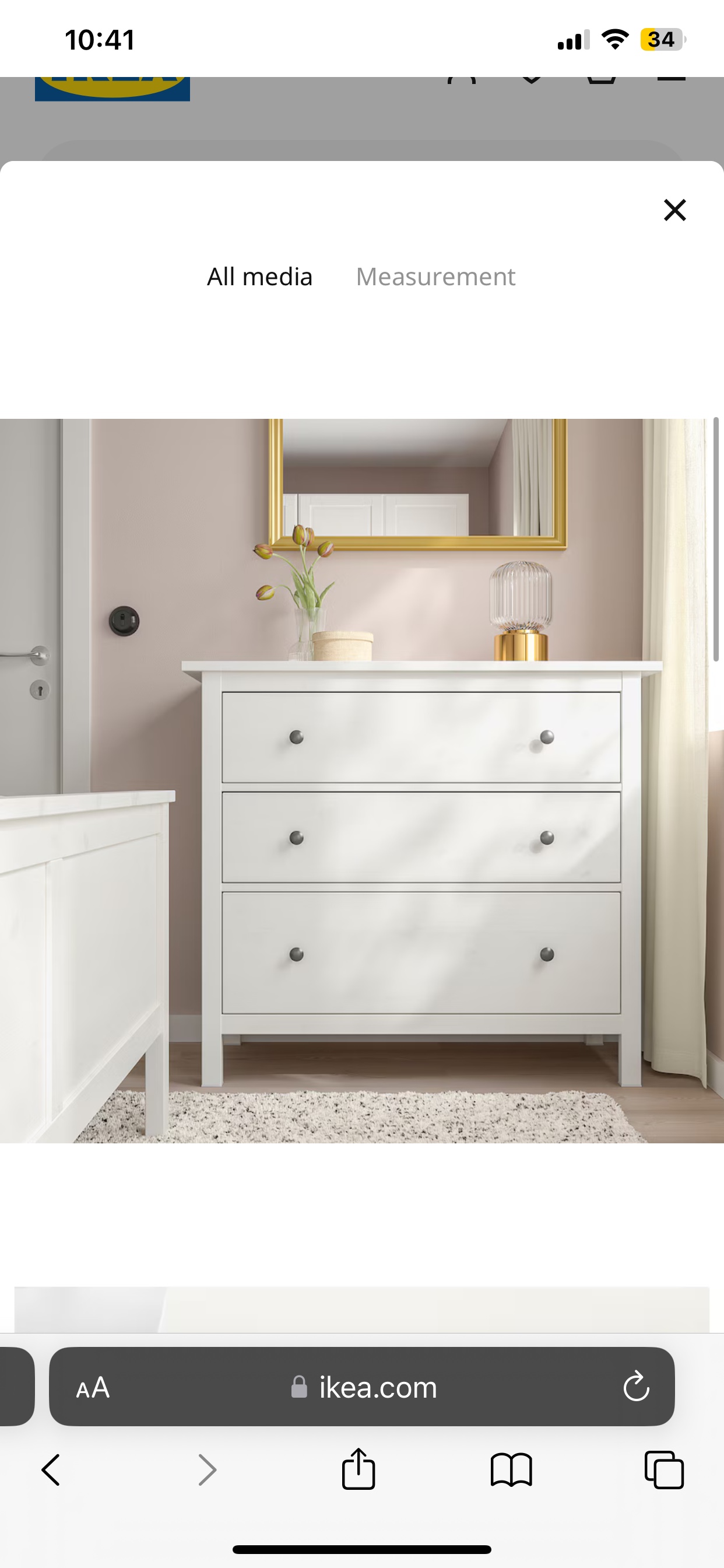 Hemmed ikea dresser - photo 2
