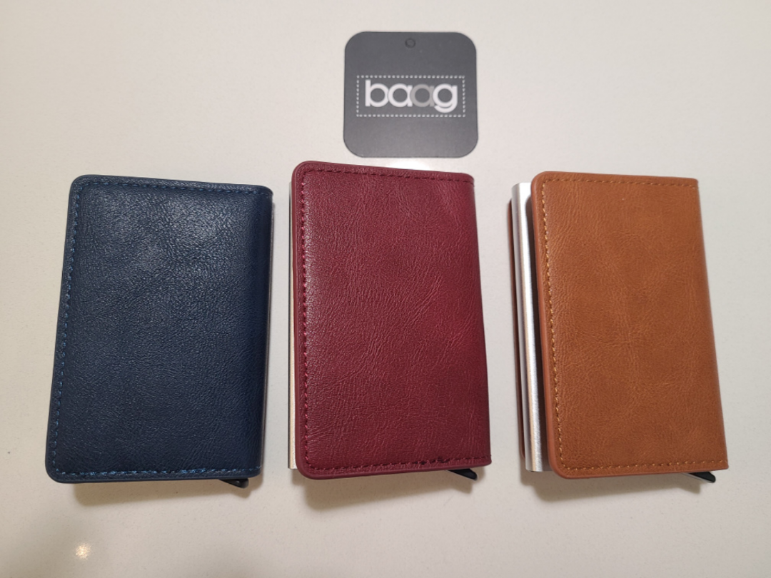 Leather Card Holder with Pop Up thumbnail