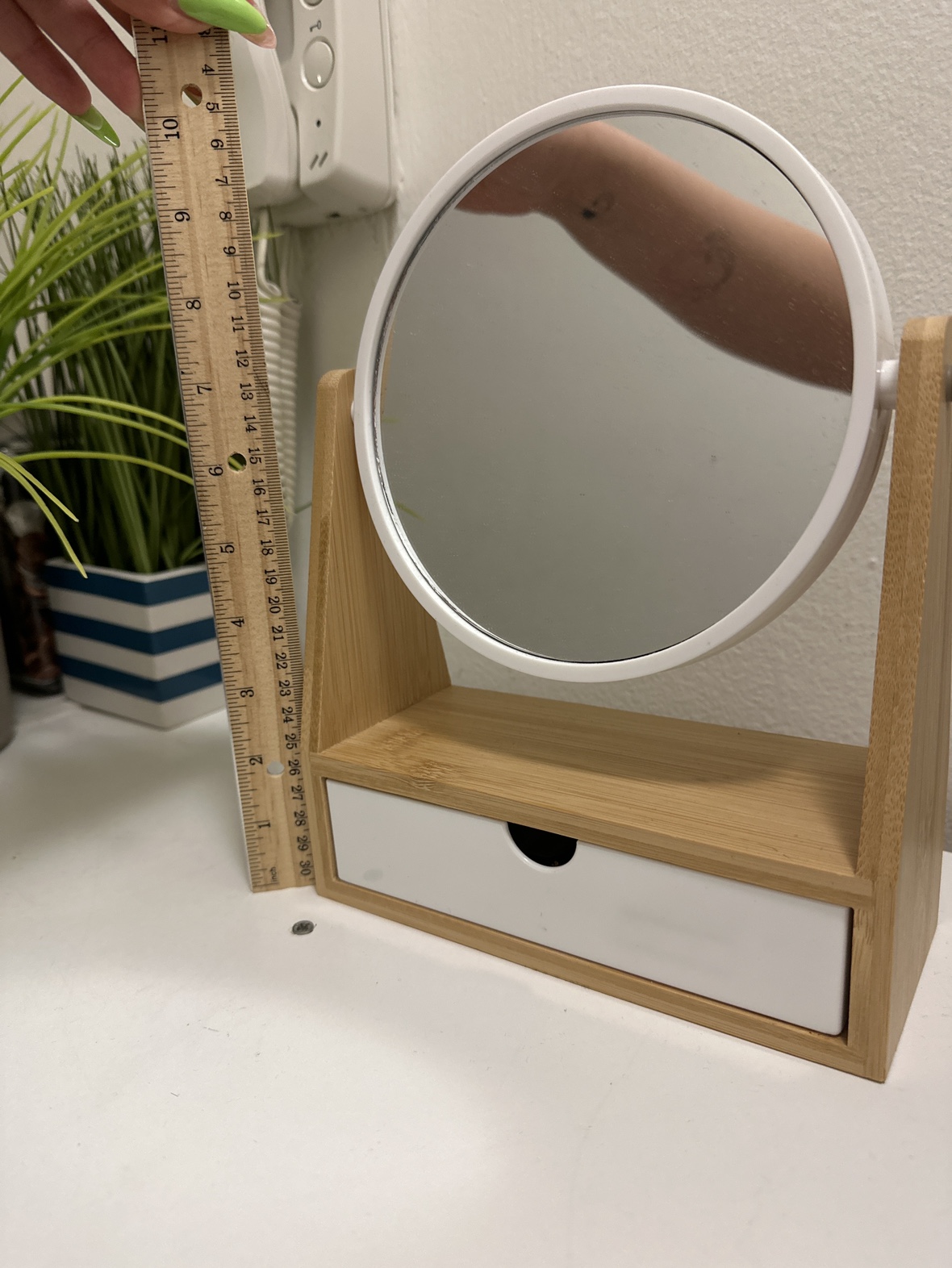 Vanity Mirror with Drawer - photo 2