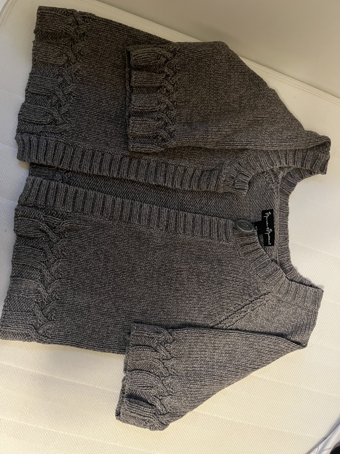 Gray Knit Cardigan thumbnail