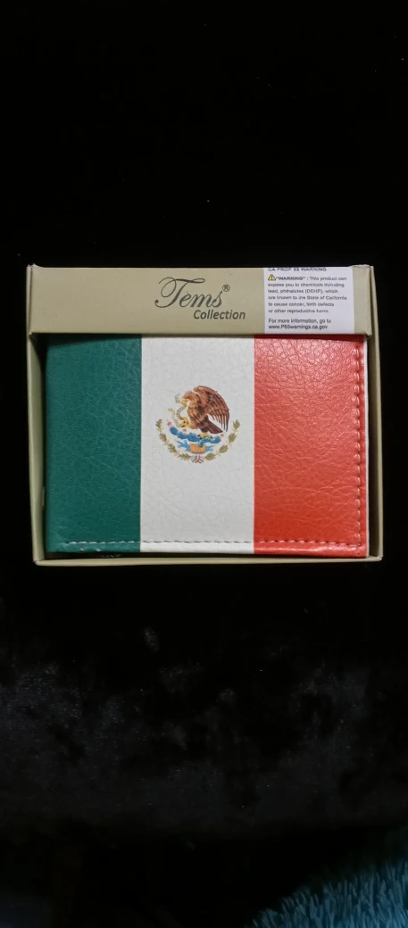 Mexican Flag Leather Wallet