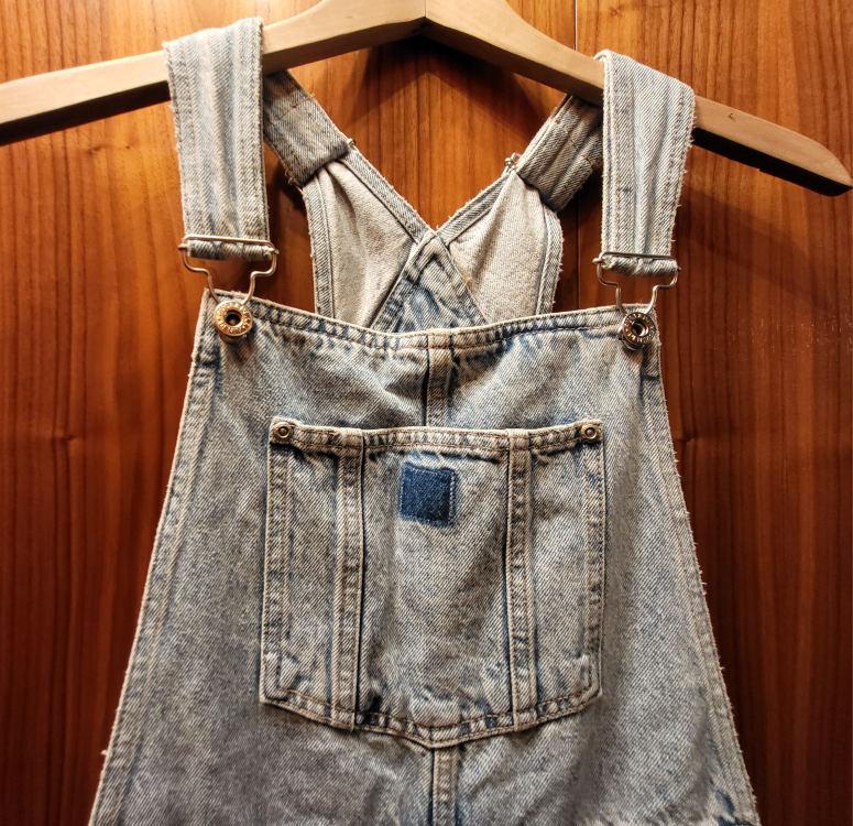 ❣️ Pull & Bear Denim Overalls Classic Baggy Jeans Size Medium image indicator(7)