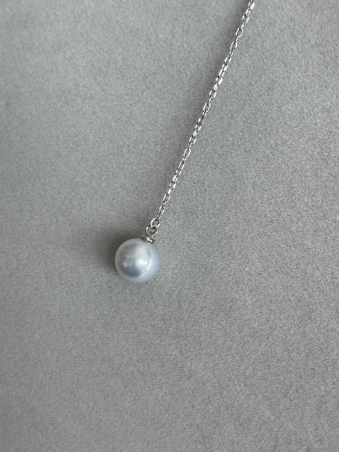 9mm south sea pearl silver necklace image indicator(5)