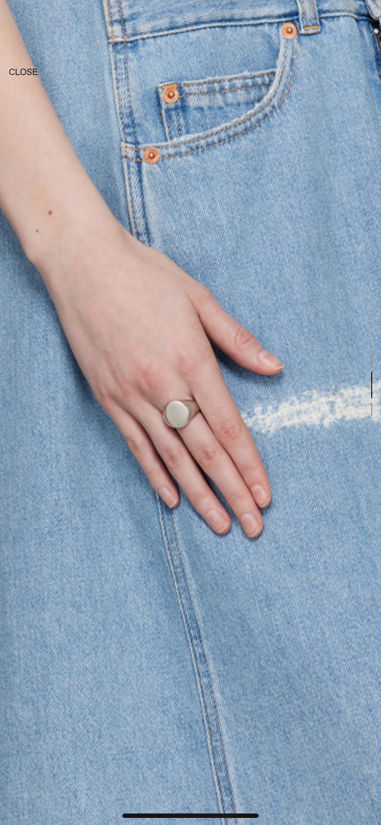 MM6 Maison Margiela Silver Chevalier Ring - photo 2