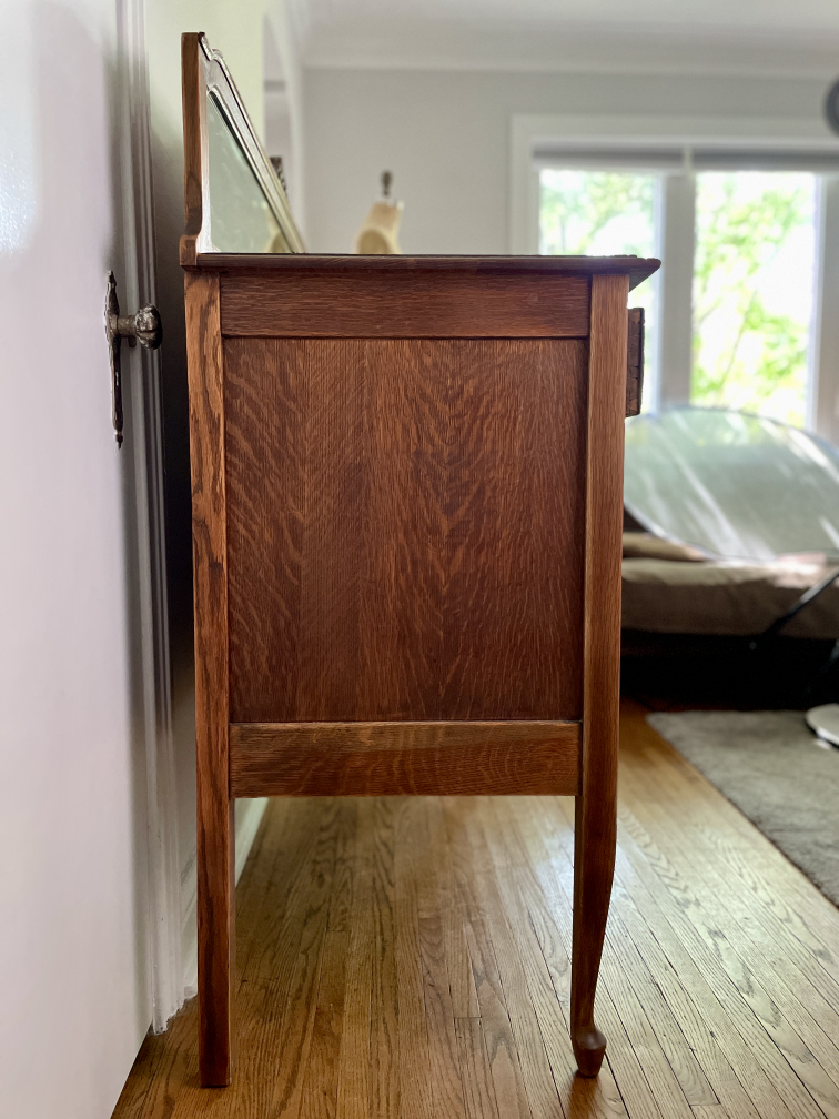 Antique Buffet/Sideboard with Mirror - photo 3