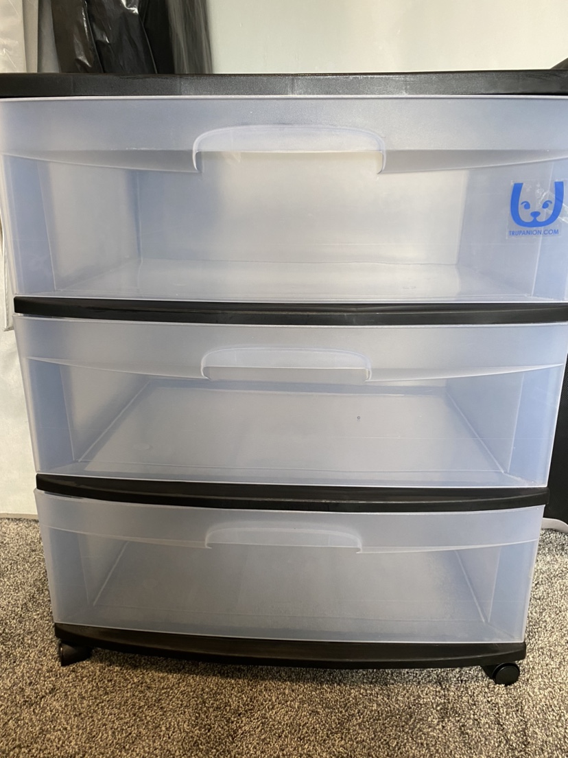 Sterilite 3 drawer wide cart thumbnail