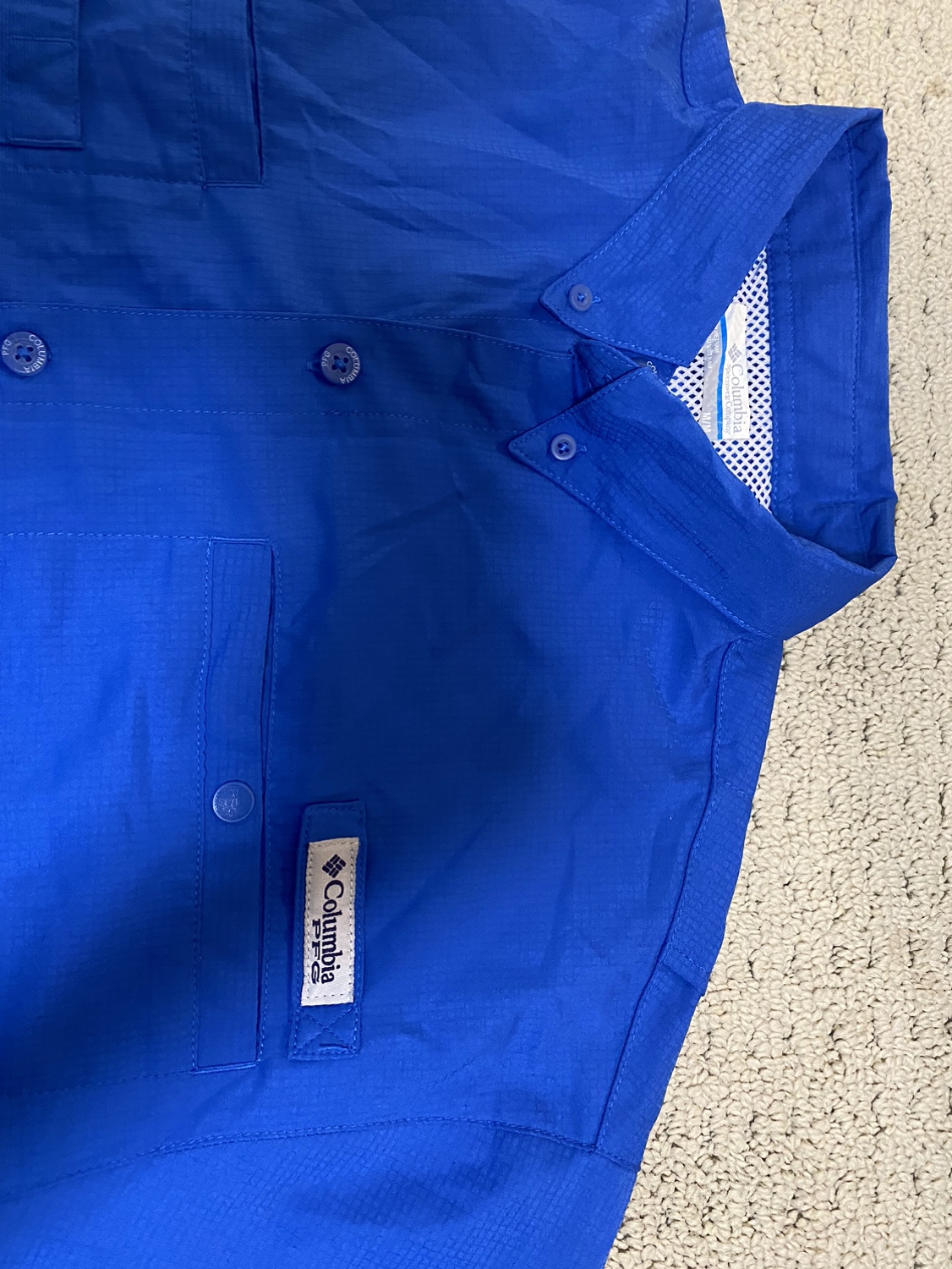 Dark Blue Columbia PFG Shirt image indicator(4)