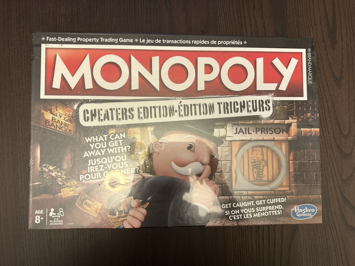 Monopoly Cheaters Edition Board Game thumbnail