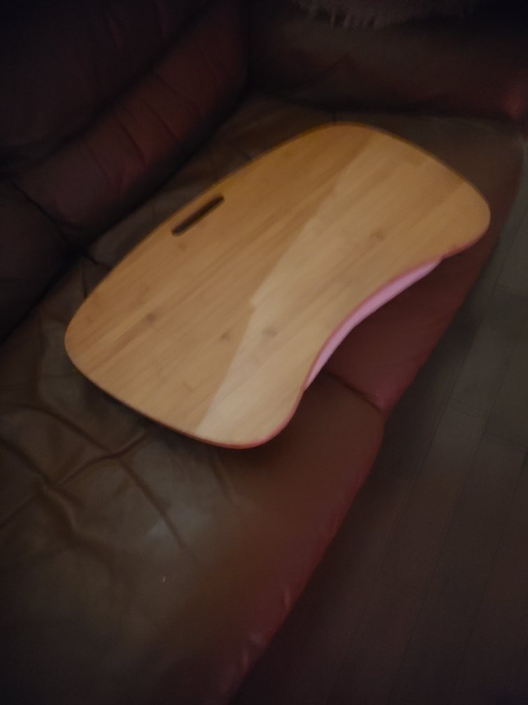 lap tray with bamboo top