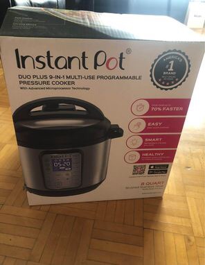 Instant pot - 8 quart - duo plus 9-in-1 multi-use programable thumbnail