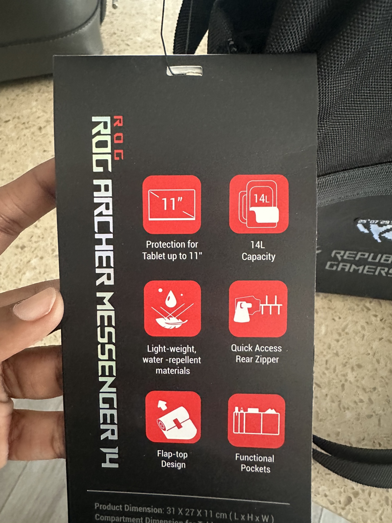 ROG Archer Messenger Bag - photo 2