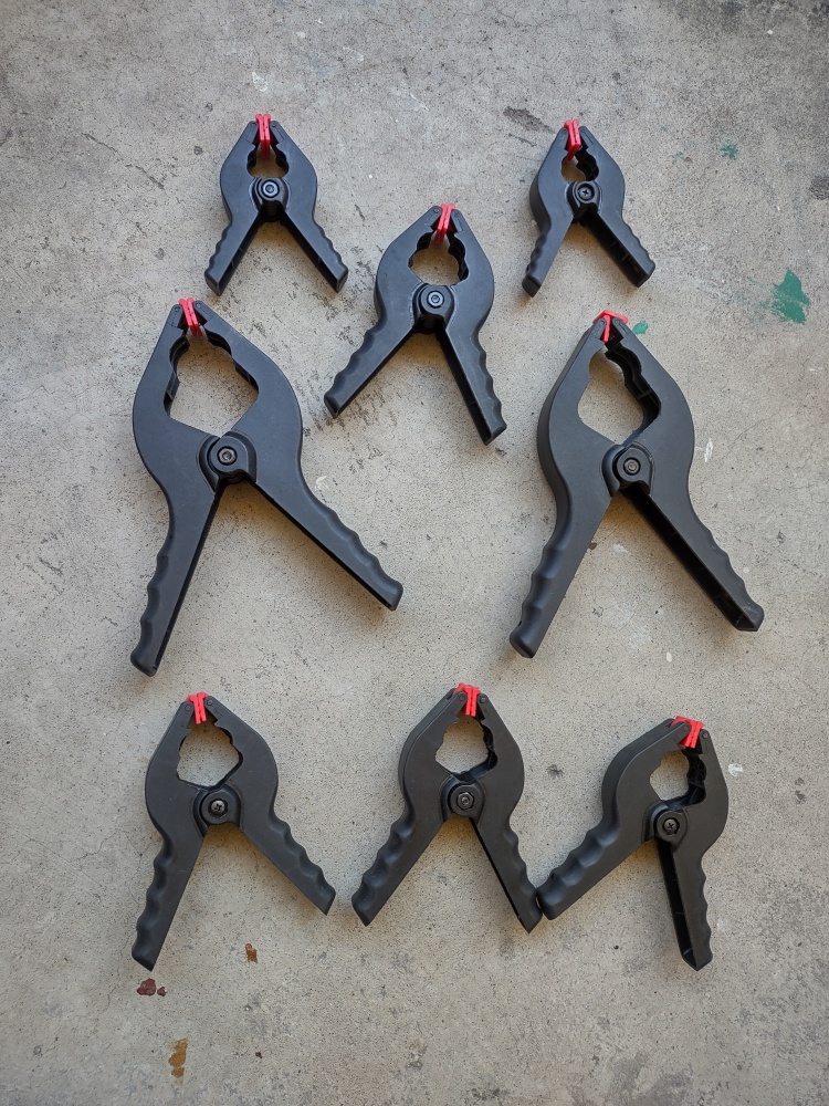 JOBMATE Spring Clamps / Vices with Bag - 8 pieces image indicator(2)