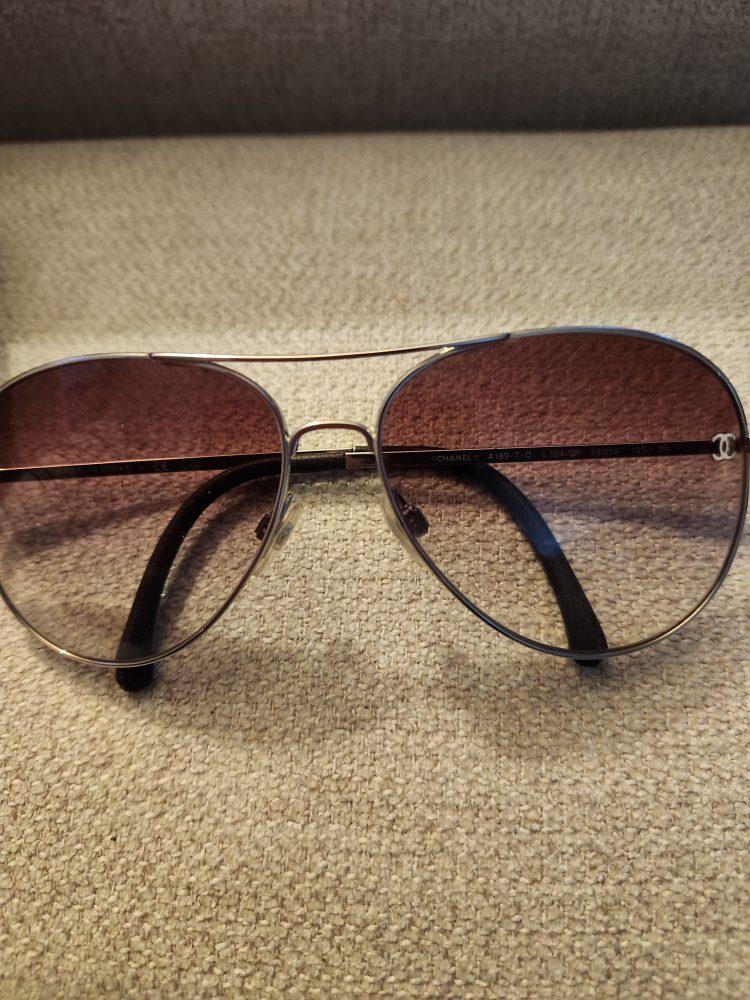 Chanel Eyeglass Case and mauve lens glasses - photo 4