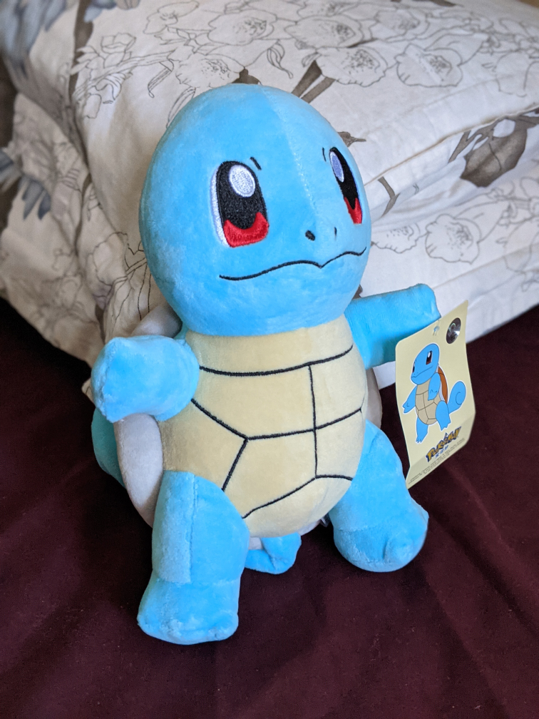 Squirtle Pokemon Plush Stuffed Toy - New with Tags