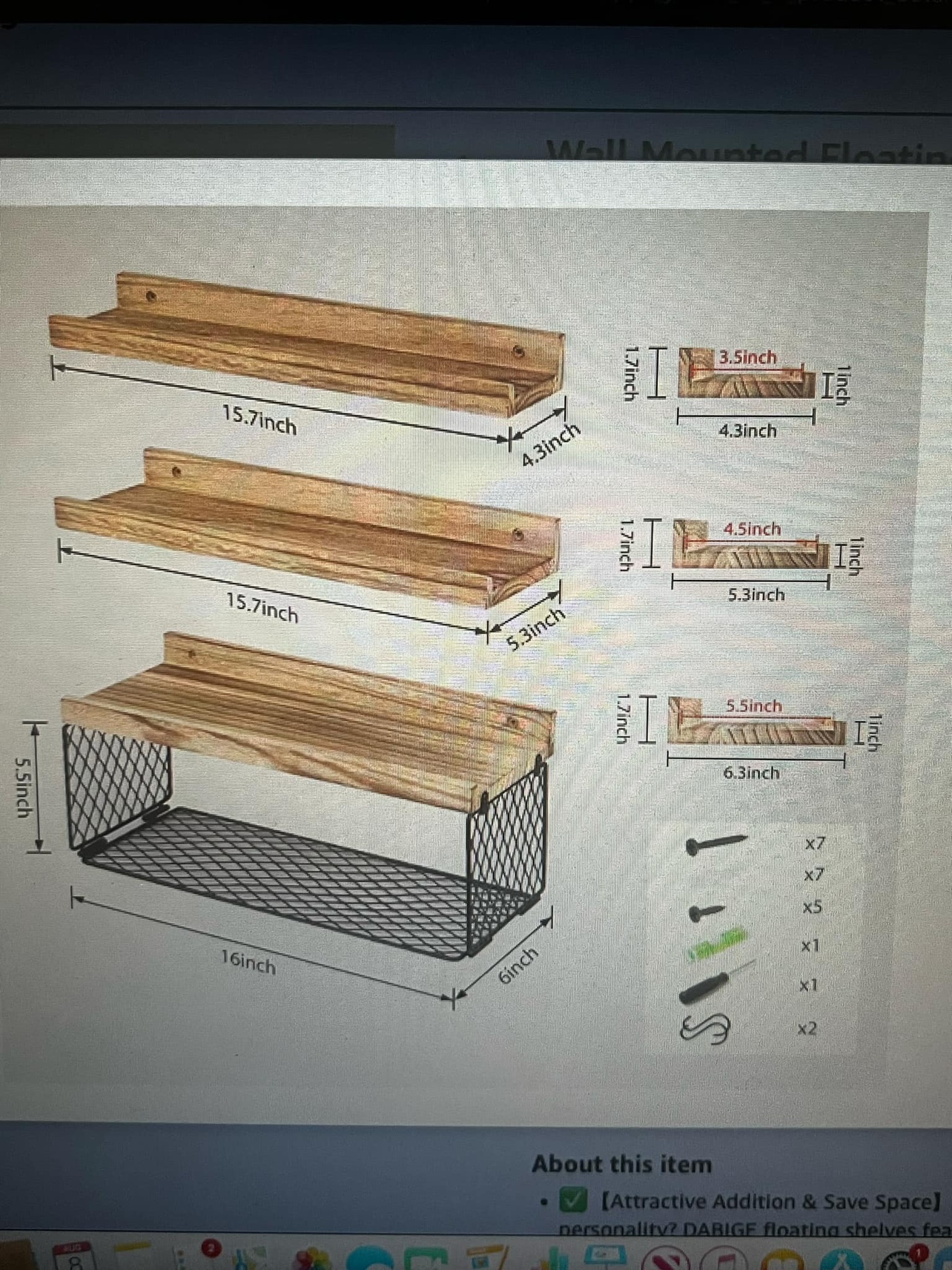 Floating Wall Shelves - photo 2