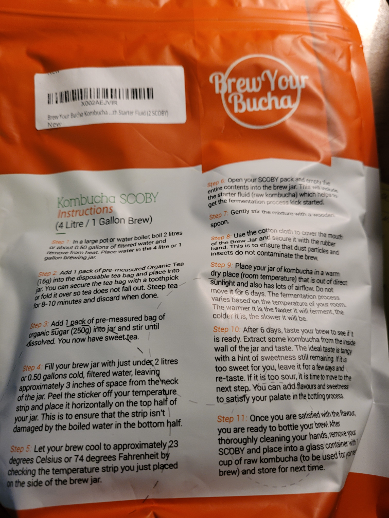 Brew Your Bucha Kombucha SCOBY - photo 2