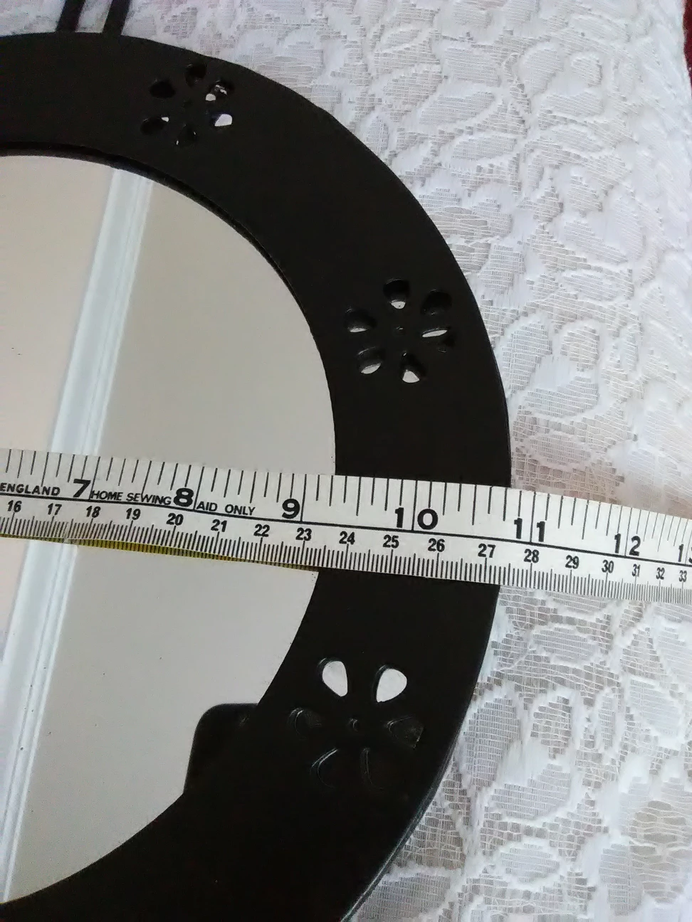 metal wrought iron mirror for $2.00 image indicator(2)