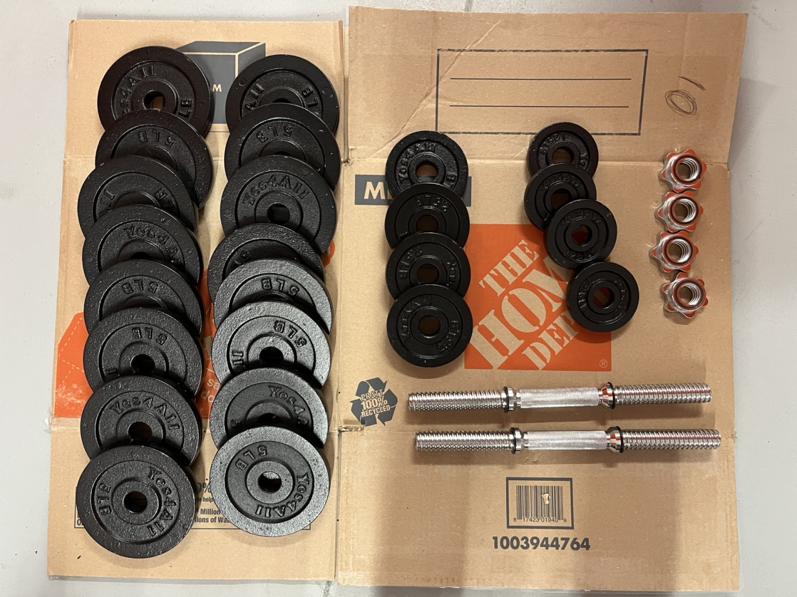 Yes4all adjustable dumbbell set thumbnail