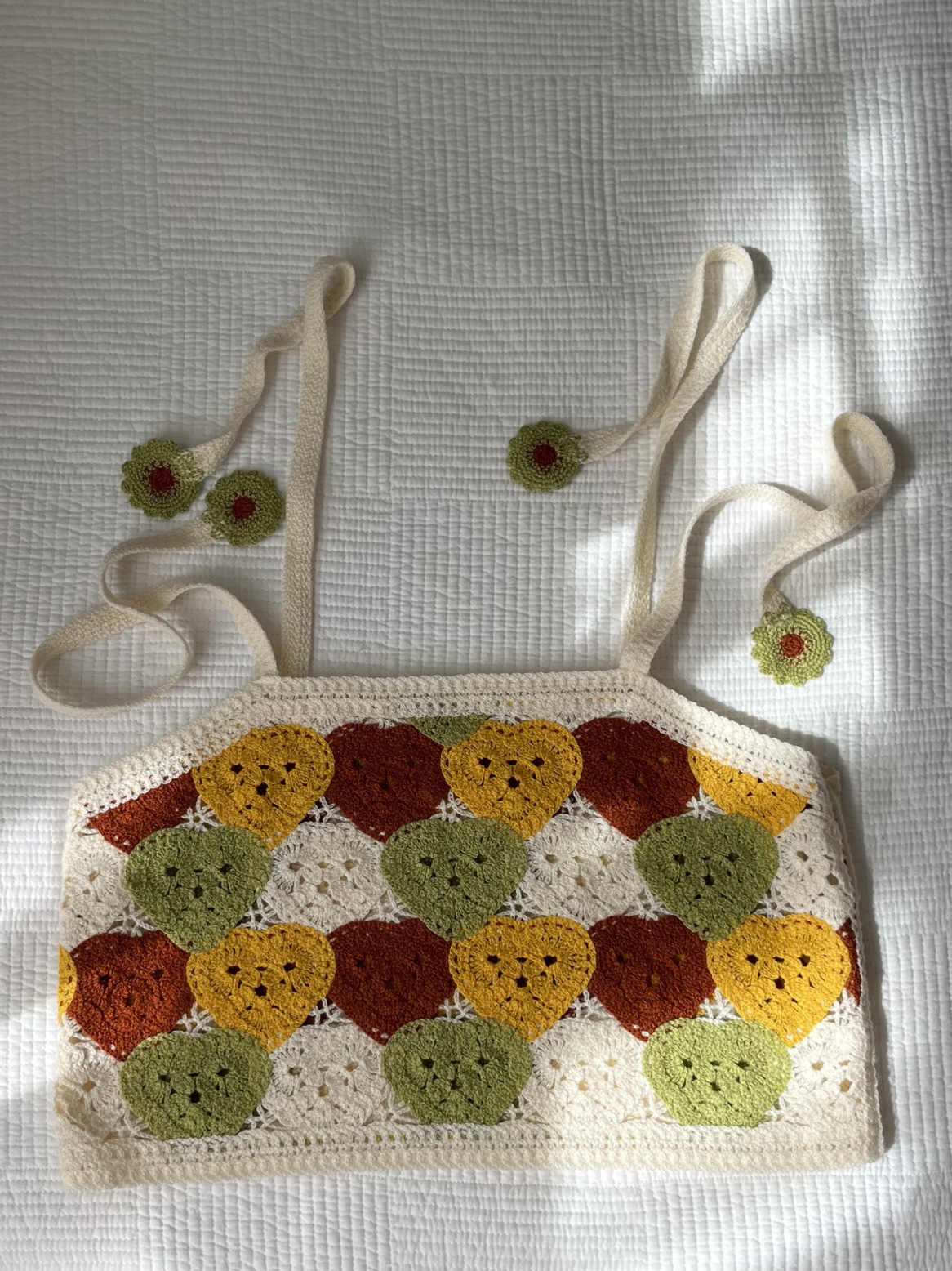 Crochet Heart Tank Top - From Korea