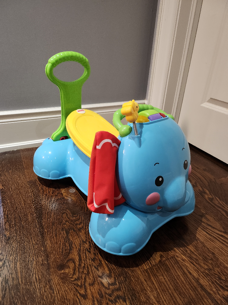 Fisher-Price 3-in-1 Bounce, Stride, Ride Elephant