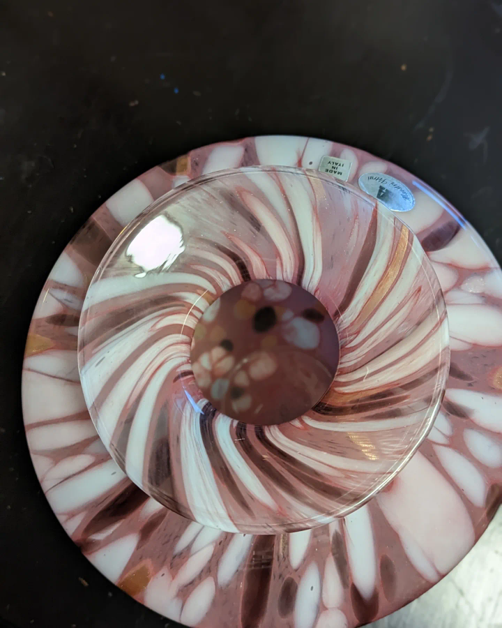 Maestri Vetrai Italian Art Glass Vase Azzurra Art Glass image indicator(5)