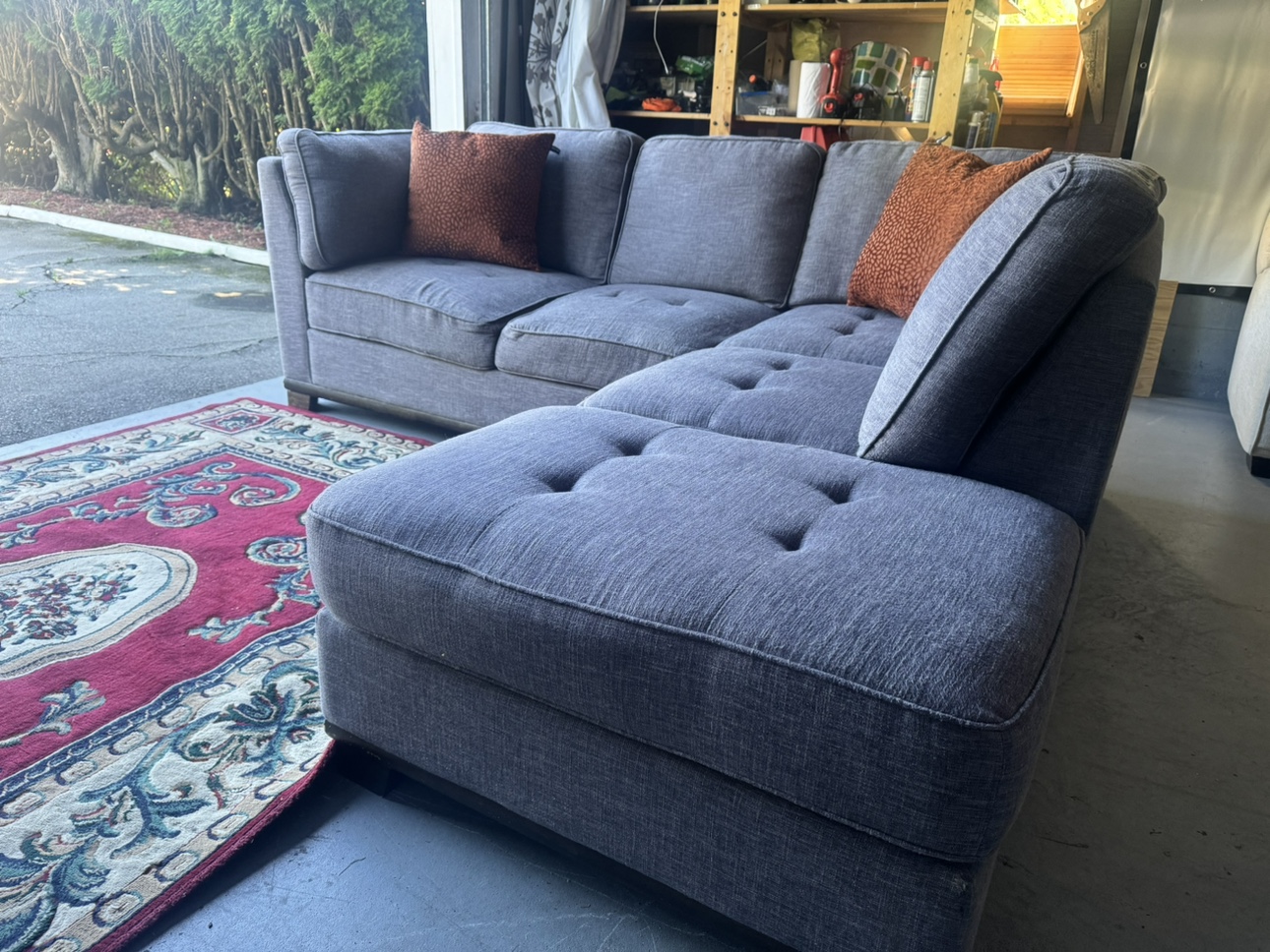 Grey Sectional Sofa- FREE DELIVERY - photo 3