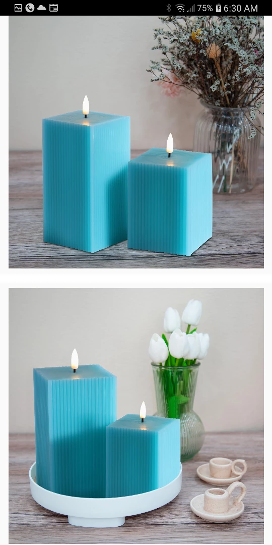 NEW!   LED Tealight Candles with Remote Control image indicator(6)