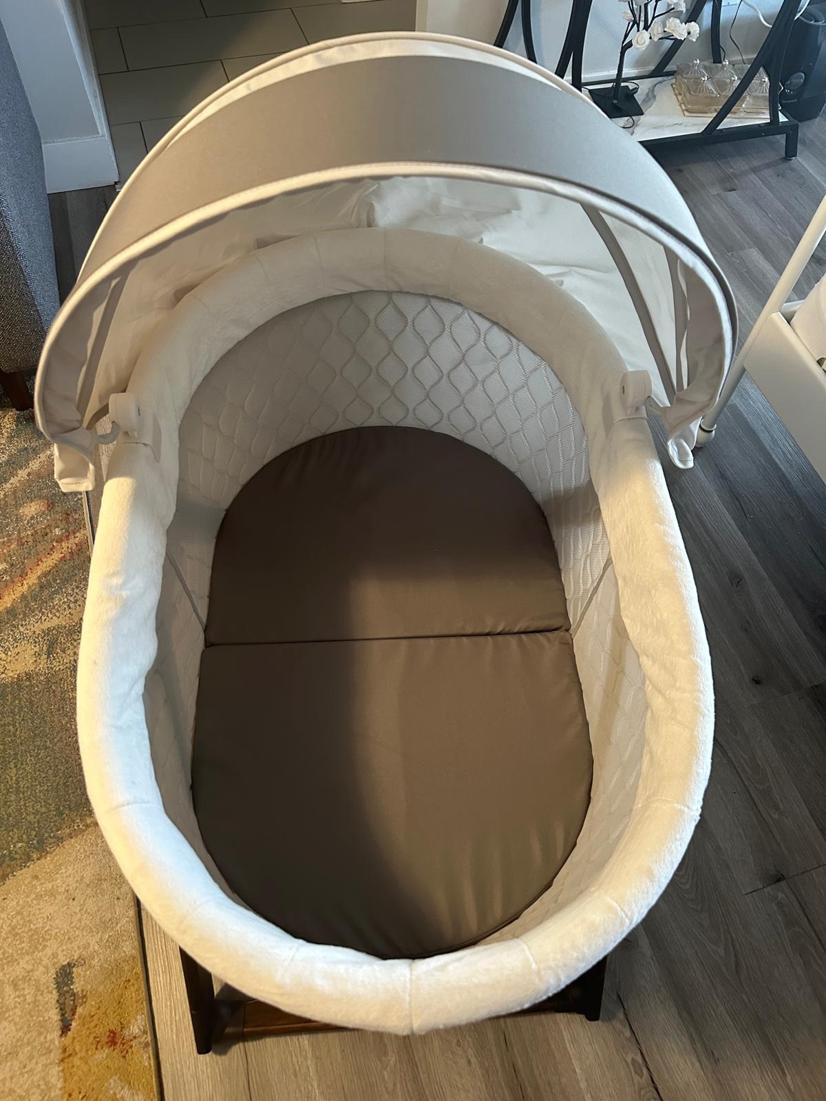 Ingenuity FoldAway Rocking Wood Bassinet