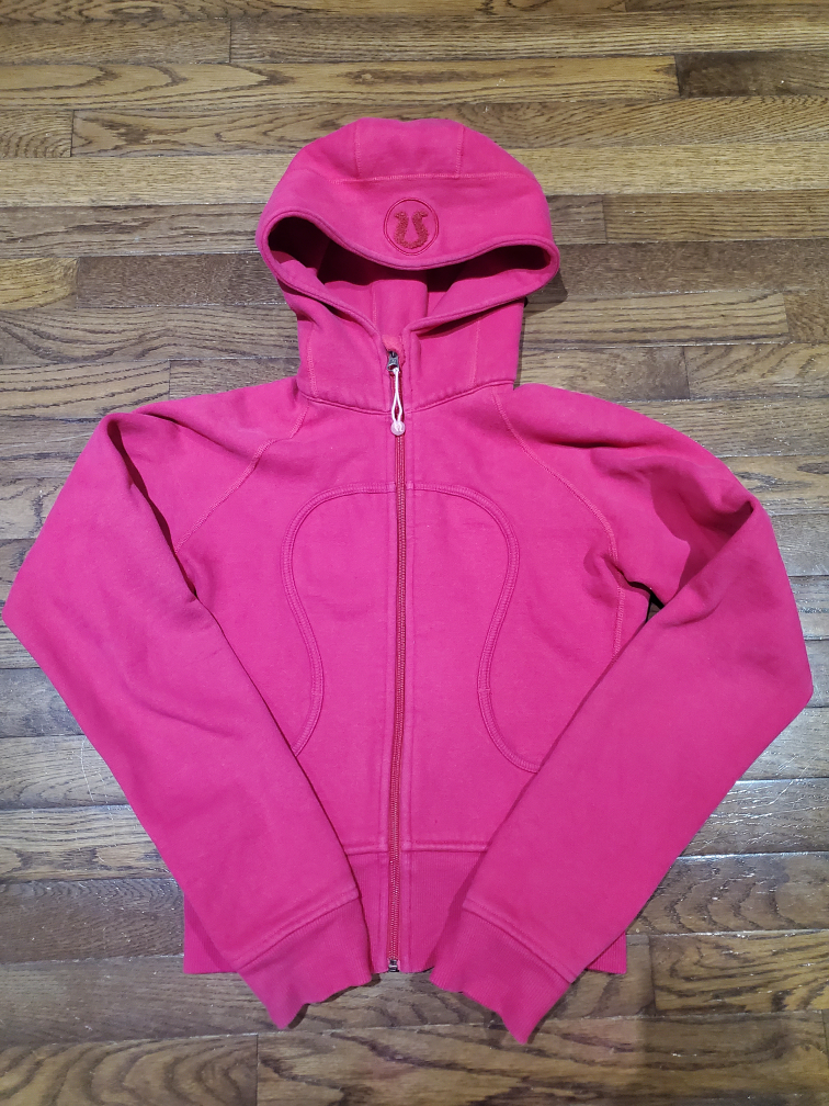 Lululemon Pink Scuba Hoodie size 2 thumbnail