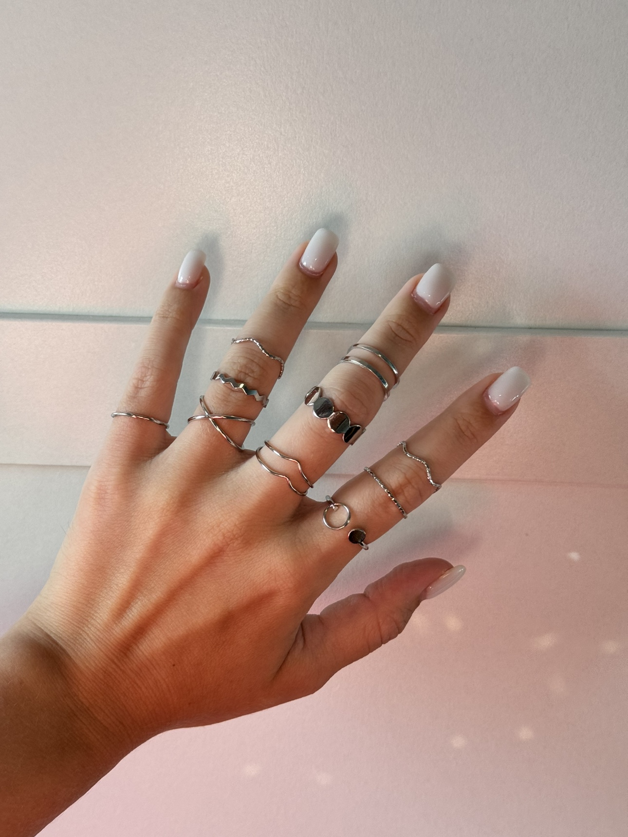 Silver Ring Set - photo 2