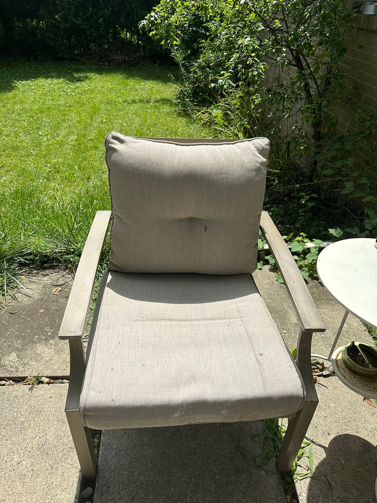 Outdoor metal patio set - photo 2