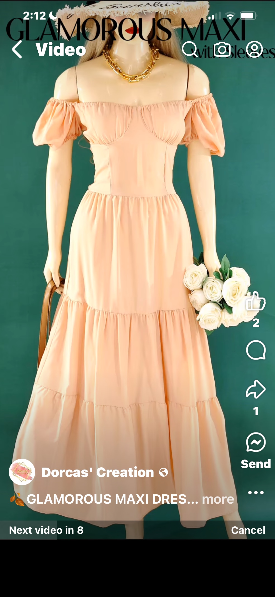 $ 7 only maxi dress thumbnail