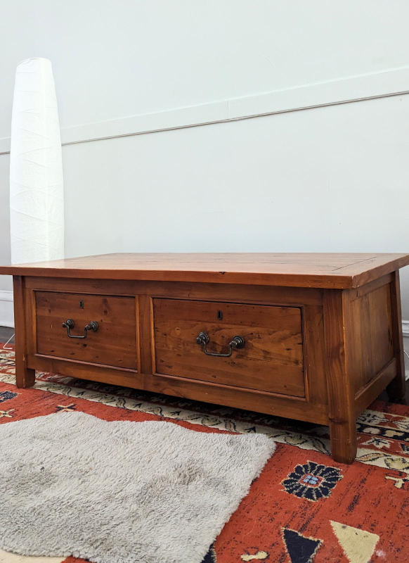Pottery Barn Ashland Coffee Table - solid wood