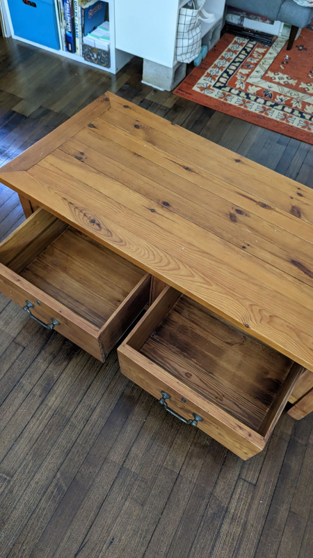 Pottery Barn Ashland Coffee Table - solid wood - photo 3