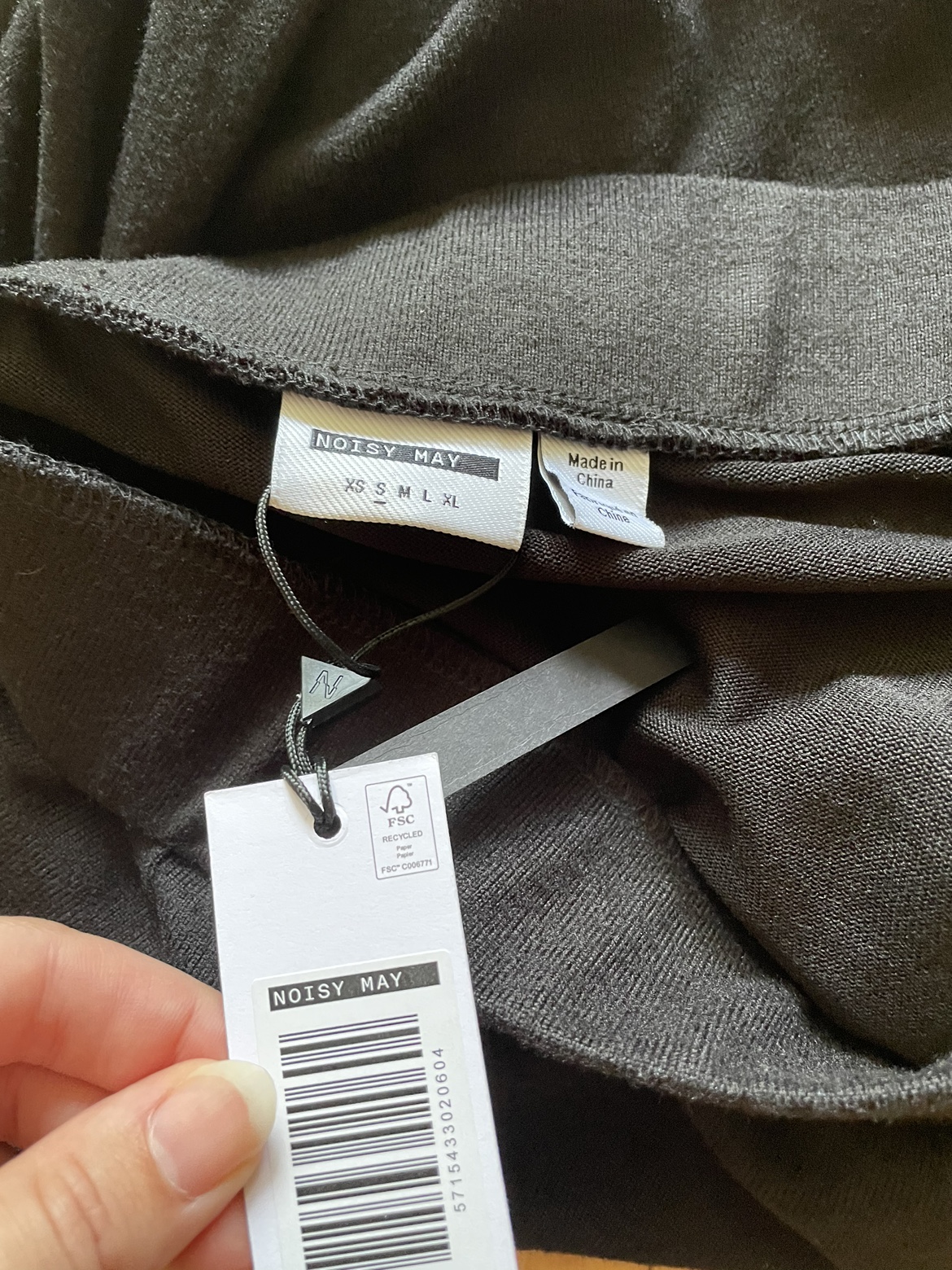 NEW Noisy May Black Midi Skirt - size small image indicator(4)